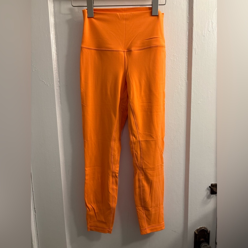 lululemon athletica Orange High-Rise Leggings